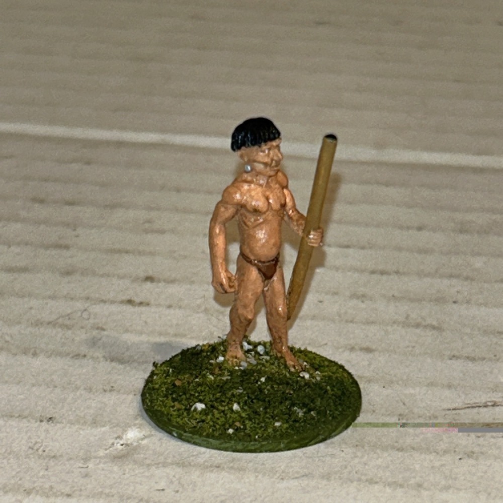 Ral Partha Primitive Islander Warrior‎ Metal Miniature Warhammer